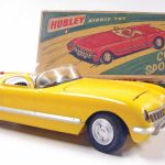 A Hubley 1953-55 Chevrolet Corvette model toy