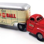 Red Ball lithographed tin truck