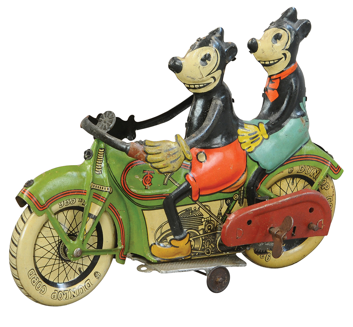 Mickey & Minnie Mouse motorcycle sells for a staggering $222,000 at Bertoia’s $2.1M sale of Monique Knowlton antique toy collection