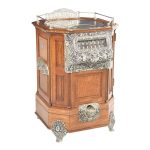 Circa-1904 Caille Bros. 5-cent Roulette floor-model slot machine with seven coin-slots, $200,000-$300,000